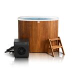 Scandinavian Compact Cold Plunge Double with Water Chiller & LED Chromotherapy (2 Person)