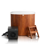 Scandinavian Compact Cold Plunge Double with Water Chiller & LED Chromotherapy (2 Person) - Image 6