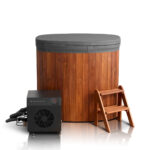 Scandinavian Compact Cold Plunge Double with Water Chiller & LED Chromotherapy (2 Person) - Image 15