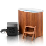 Scandinavian Compact Cold Plunge with Water Chiller & LED Chromotherapy (1 Person)