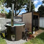 Scandinavian Hybrid Circular Cold Plunge & Wood-Fired Spa (2-4 People) - Image 3