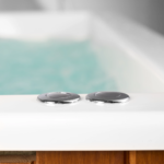 Scandinavian Hybrid Square Wood-Fired Hot Tub & Cold Plunge – with LED & Aeromassage (6-8 Person) - Image 21