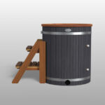 Lumina Outdoor Wooden Ice Bath Cold Plunge Tub | 118 Gallon Water Capacity | 37.5” x 33.25” - Image 2