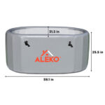 Arctica Inflatable Cold Plunge with Locking Lid and Carry Bag - Image 8