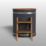 Lumina Outdoor Wooden Ice Bath Cold Plunge Tub | 118 Gallon Water Capacity | 37.5” x 33.25” - Image 3