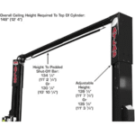 Platinum 10000 LB Certified 2-Post Lift – Atlas PVL-10 - Image 6