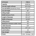 Tuxedo FP8K-B 8,000 LB Deluxe Series Storage/Service Four Post Lift - Image 4