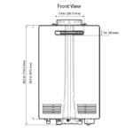 NHW700-199AE – Non-Condensing Tankless Water Heater – Outdoor, 199,000 BTU - Image 3